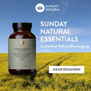 Sunday Natural Nahrungsergänzungsmittel Supplemente für Veganerinnen